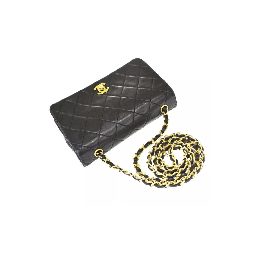 Vintage CHANEL Black Lambskin Quilted Mini Flap Bag 1280517 - $500 OFF FLASH SAL - Picture 8 of 16